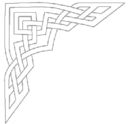 A decorative Celtic knot in the corner